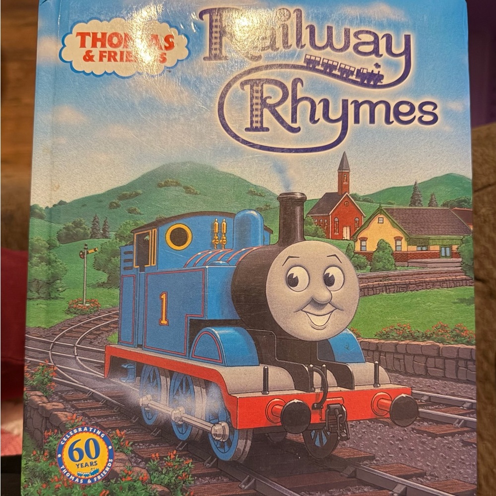 Thomas & Friends Railway Rhymes Book - Blue and Red Cover